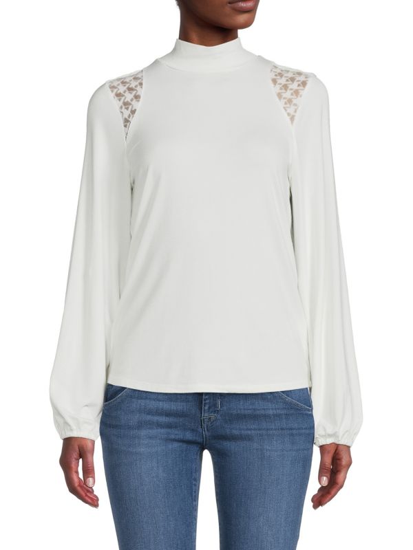 Laundry by Shelli Segal Long Sleeves Knit Top